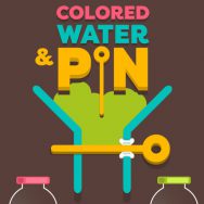 Colored Water & Pin