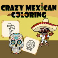 Crazy Mexican Coloring Book