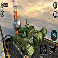 Impossible US Army Tank Driving Game