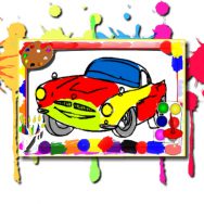 Racing Cars Coloring Book