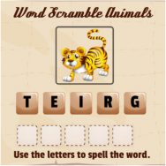 Word Scramble Animals